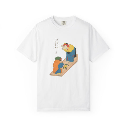 Vintage-Inspired Unisex T-Shirt with Playful Art, Perfect for Art Lovers, Casual Wear, Gifts for Birthdays, Holidays, and Everyday Style