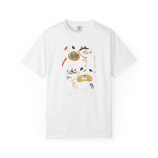 Whimsical Cat Art T-Shirt, Fun & Unique Cat Lovers Gift, Casual Wear, Eco-Friendly Apparel, Artistic Graphic Tee, Everyday Fashion