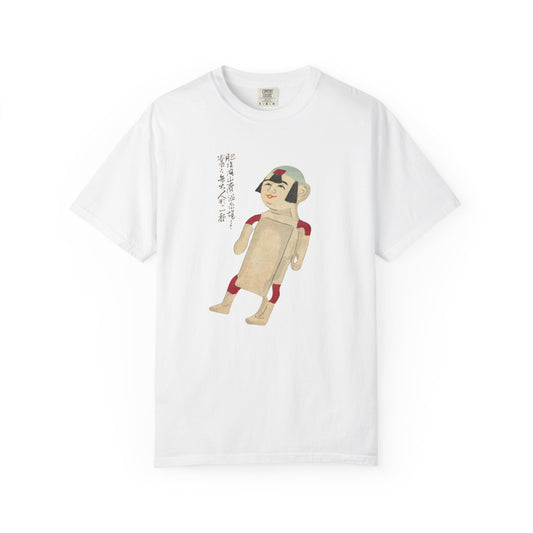 Whimsical Dog Illustration T-Shirt, Cute Pet Lover Gift, Vintage Japanese Art Tee, Casual Everyday Wear, Unique Birthday Present