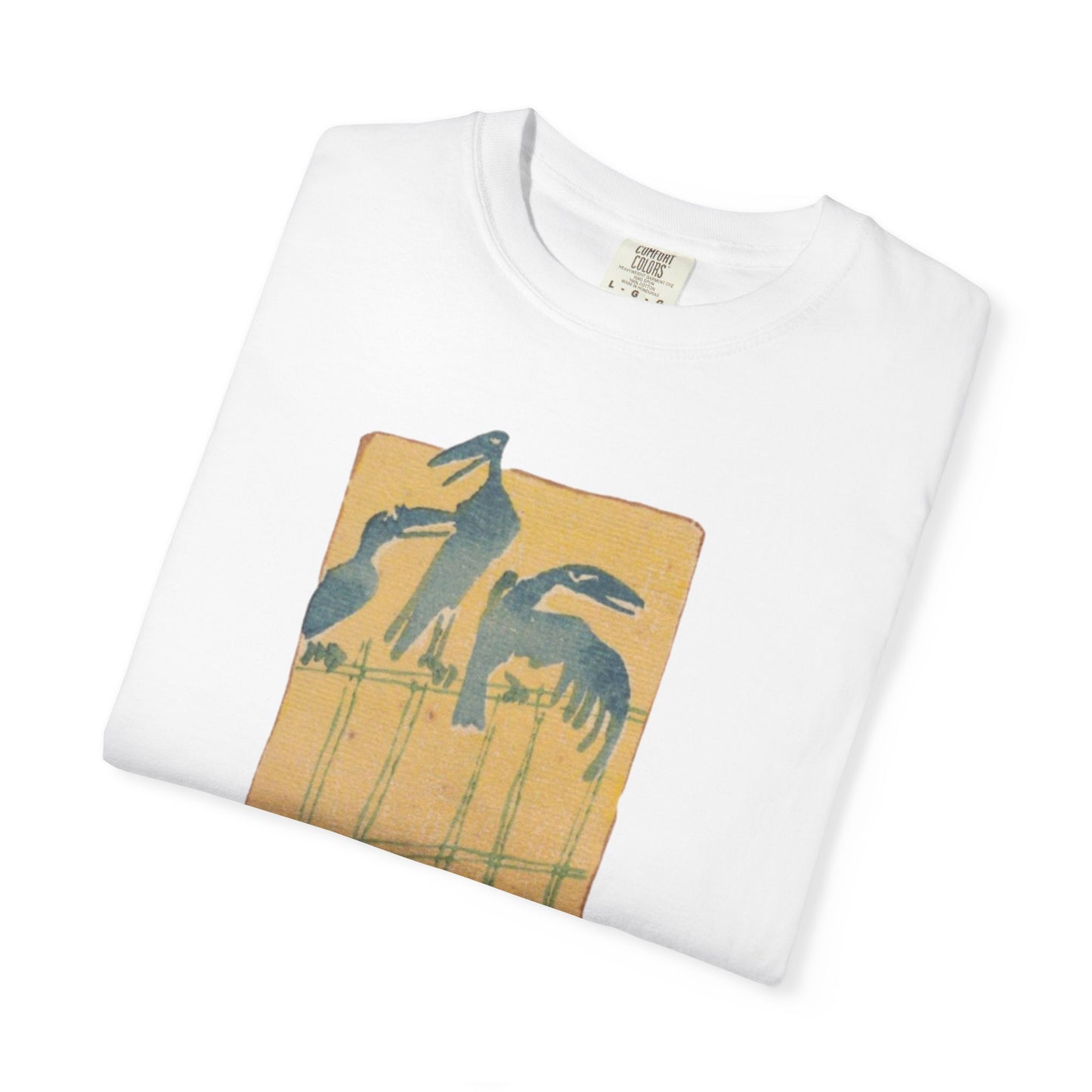 Japanese Artistic Unisex T-Shirt, Vintage Style Tee, Unique Graphic Shirt, Casual Wear, Gift for Art Lovers, Eco-Friendly Fashion