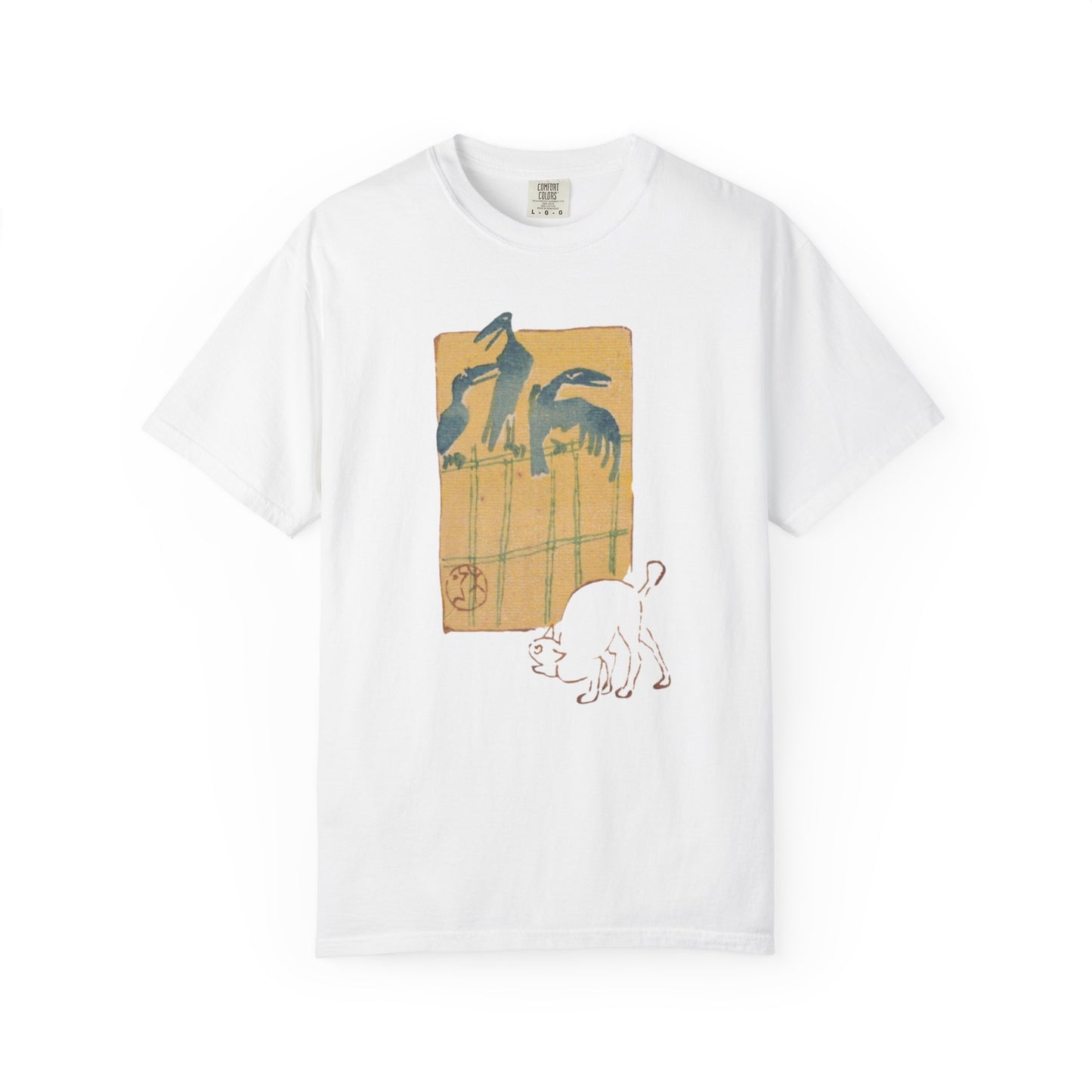 Japanese Artistic Unisex T-Shirt, Vintage Style Tee, Unique Graphic Shirt, Casual Wear, Gift for Art Lovers, Eco-Friendly Fashion