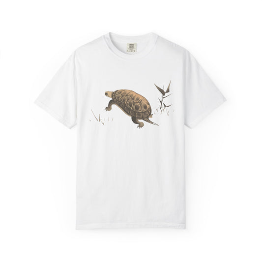Nature-Inspired Unisex T-Shirt, Turtle Design Tee, Eco-Friendly Gift, Relaxed Casual Wear, Animal Lover Apparel, Summer Fashion [JPT102]