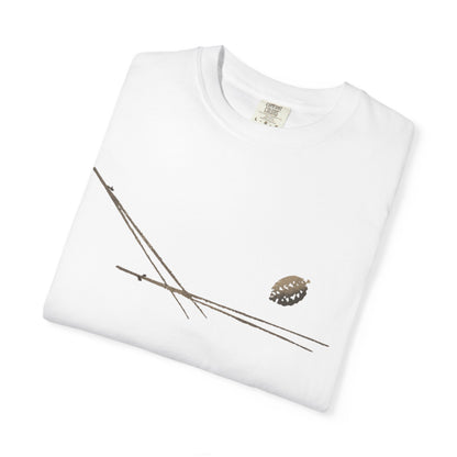 Japanese Garment-Dyed Unisex Tee with Minimalist Design, Casual Wear, Gift for Him/Her, Summer Fashion, Eco-Friendly Apparel