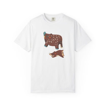 Nature-Inspired Unisex T-Shirt | Bear Graphic Tee, Casual Outdoors Apparel, Gift for Nature Lovers, Eco-Friendly Style, Wilderness Vibe