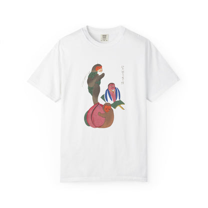 Vibrant Unisex Garment-Dyed T-shirt with Artistic Design, Casual Wear, Unique Gift, Vintage Style, Festival Tee, Eco-Friendly Fashion