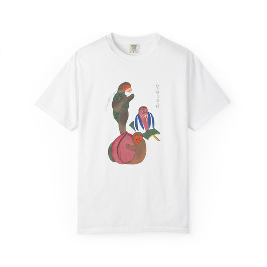 Vibrant Unisex Garment-Dyed T-shirt with Artistic Design, Casual Wear, Unique Gift, Vintage Style, Festival Tee, Eco-Friendly Fashion