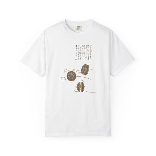 Japanese Yo-Yo Art T-Shirt - Retro Vibe, Unisex Casual Wear, Fun Gift for Kids & Adults, Perfect for Birthdays & Gatherings [JPT101]