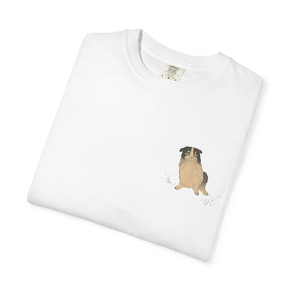 Japanese Dog Lover Unisex Garment-Dyed T-Shirt | Cute Pet Tee, Gift for Dog Owners, Animal Lover Apparel, Casual Wear, Everyday Shirt