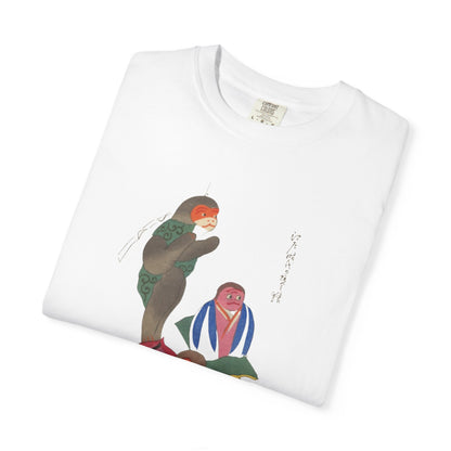 Vibrant Unisex Garment-Dyed T-shirt with Artistic Design, Casual Wear, Unique Gift, Vintage Style, Festival Tee, Eco-Friendly Fashion