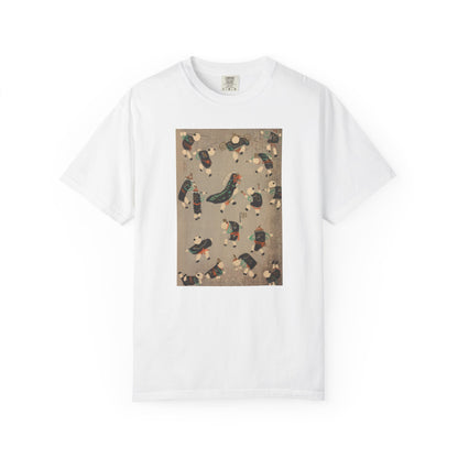 Playful Unisex Garment-Dyed T-shirt, Casual Tee, Fun Graphic Shirt, Comfortable Everyday Wear, Gift for Friends, Cozy Style