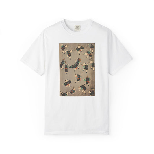 Playful Unisex Garment-Dyed T-shirt, Casual Tee, Fun Graphic Shirt, Comfortable Everyday Wear, Gift for Friends, Cozy Style