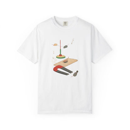 Playful Design Unisex Garment-Dyed T-Shirt, Casual Wear, Gift for Creatives, Unique Art Tee, Fun Everyday Shirt