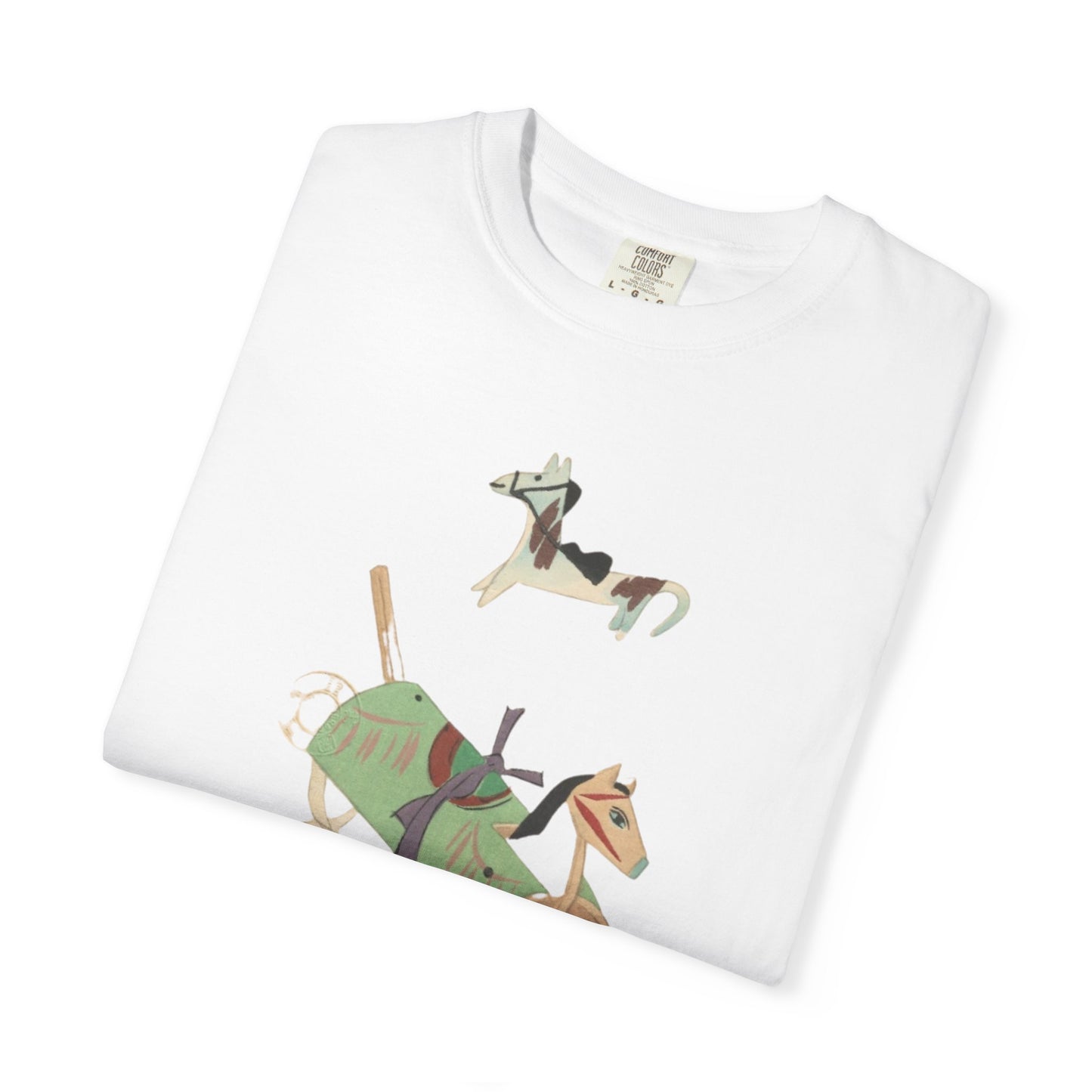 Playful Animal T-shirt, Cute Horse Tee, Casual Unisex Shirt, Gift for Animal Lovers, Fun Graphic Top