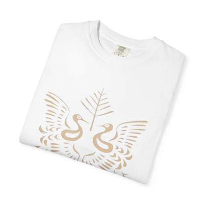 Artistic Bird Design Unisex T-shirt | Nature Lover Gift | Casual Wear | Stylish Tee | Eco-Friendly Clothing