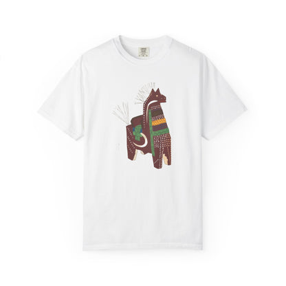 Boho Animal Art T-Shirt, Unisex Tee, Gift for Nature Lovers, Eco-Friendly Fashion, Summer Casual Wear