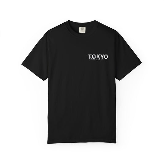 Tokyo Unisex Garment-Dyed T-Shirt, Comfortable Casual Tee, Vintage Style Shirt, Everyday Essentials, Perfect Gift for Any Occasion, Trendy Apparel