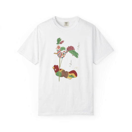Whimsical Nature-Inspired Unisex T-shirt, Colorful Art Tee, Gift for Nature Lovers, Eco-Friendly Shirt, Summer Wardrobe Essential