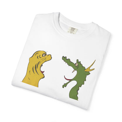 Retro Dinosaur Graphic T-Shirt, Fun Unisex Tee, Gift for Kids, Game Night Shirt, Casual Wear, Birthday, Dinosaur Lover